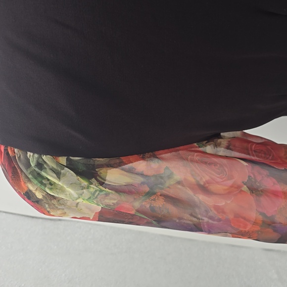 SCARLETT vintage Sheer Floral Sleeve Blazer - Picture 8 of 11